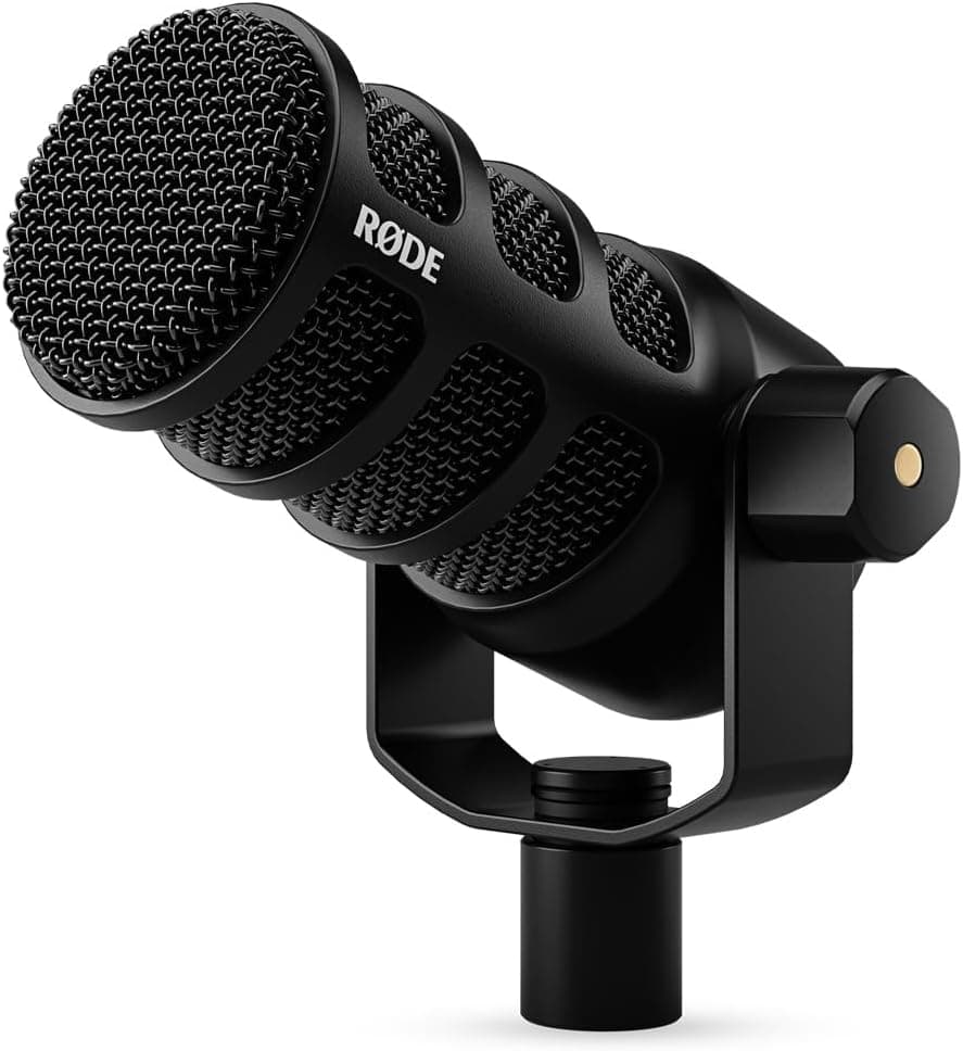 RODE PodMic USB Versatile Dynamic Broadcast Microphone with XLR and USB Connectivity